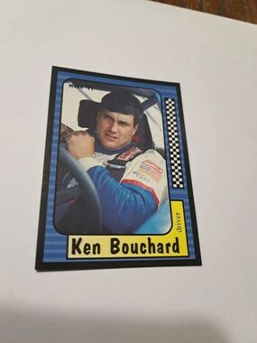 Vintage 1991 Maxx Ken Bouchard #13 Race Car Nascar Trading Card